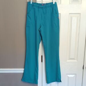 Urbane Ultimate Teal Scrub Pants Women's Size Small
